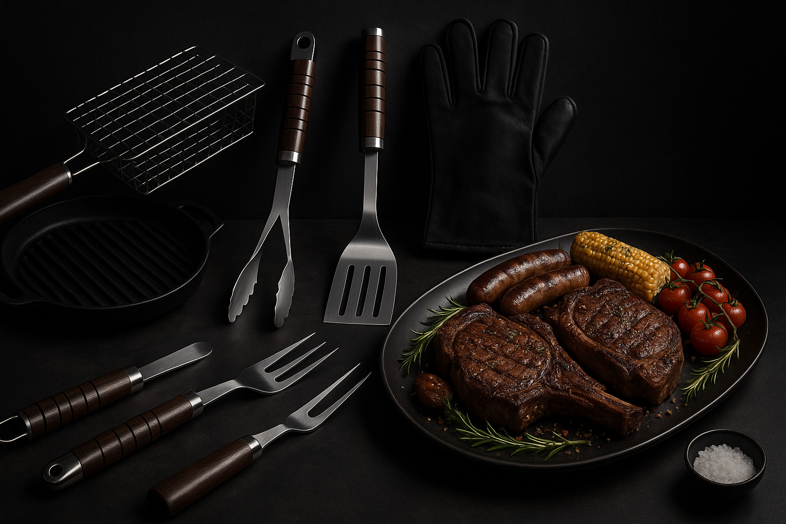Sophisticated grilling banner